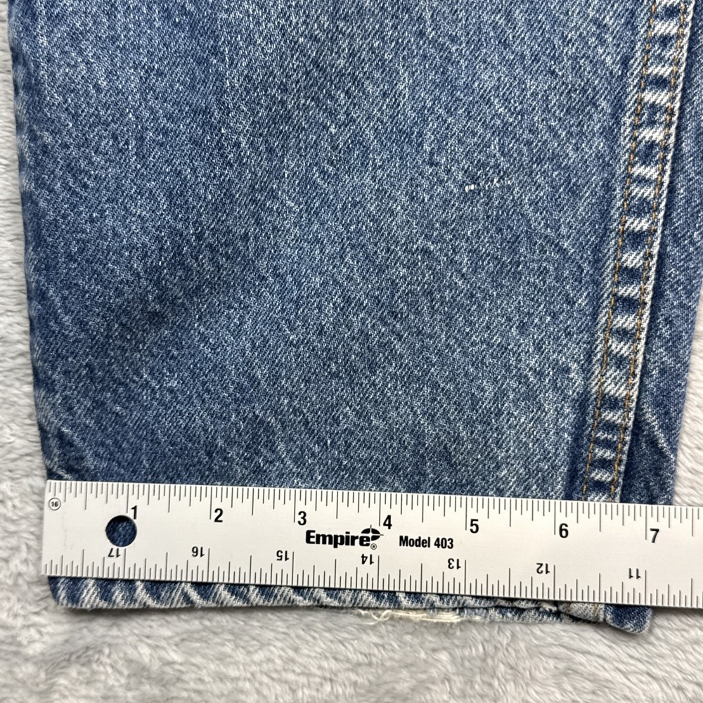 Vintage Levi's 550 Jeans Mens 36x32 (Fits 35X31) Distressed Stain Orange Tab 90s - Picture 9 of 15